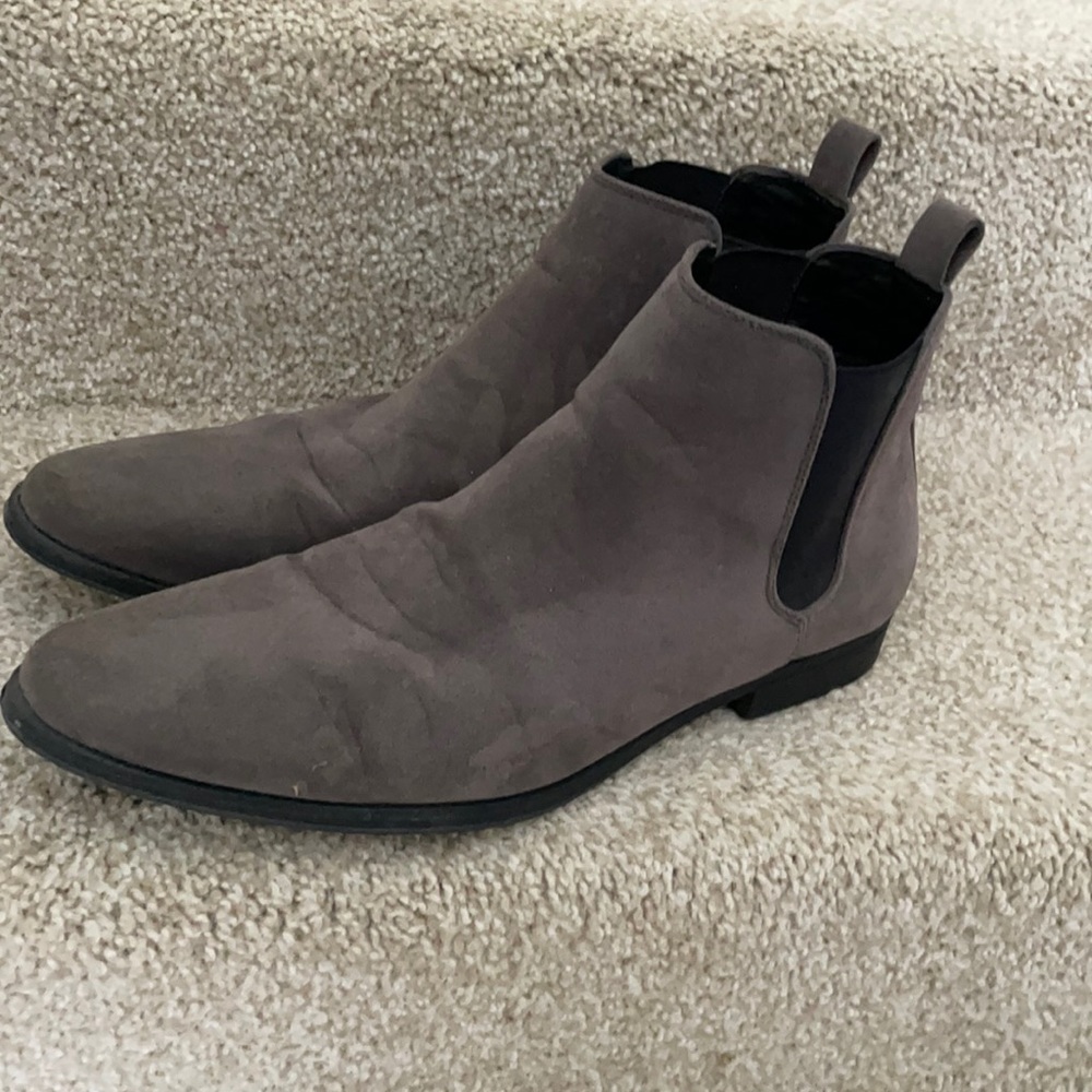 Creased Chelsea Boots, Worn Once, No Returns…